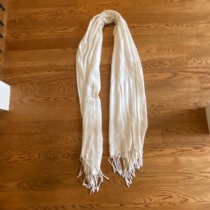 White scarf